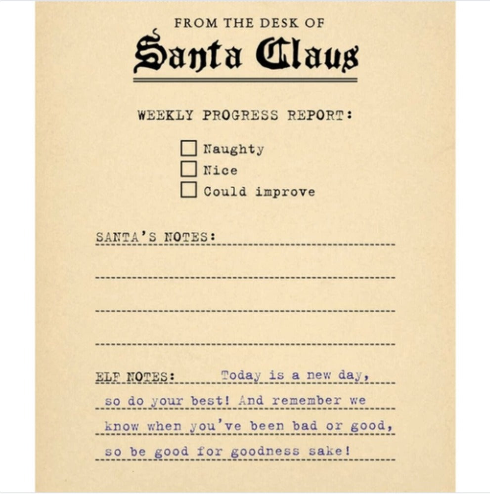 Book of Letters from Santa and His Elves