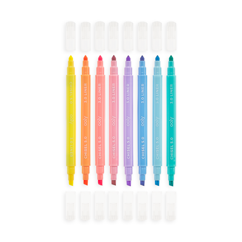Pastel Liners Double-Ended Markers