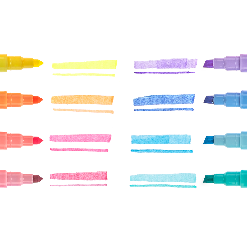 Pastel Liners Double-Ended Markers