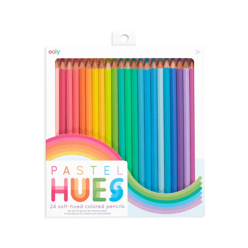 Pastel Hues Colored Pencils