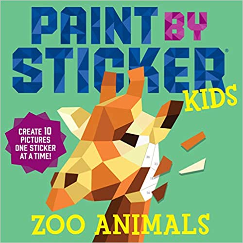Paint by Sticker: Zoo Animals
