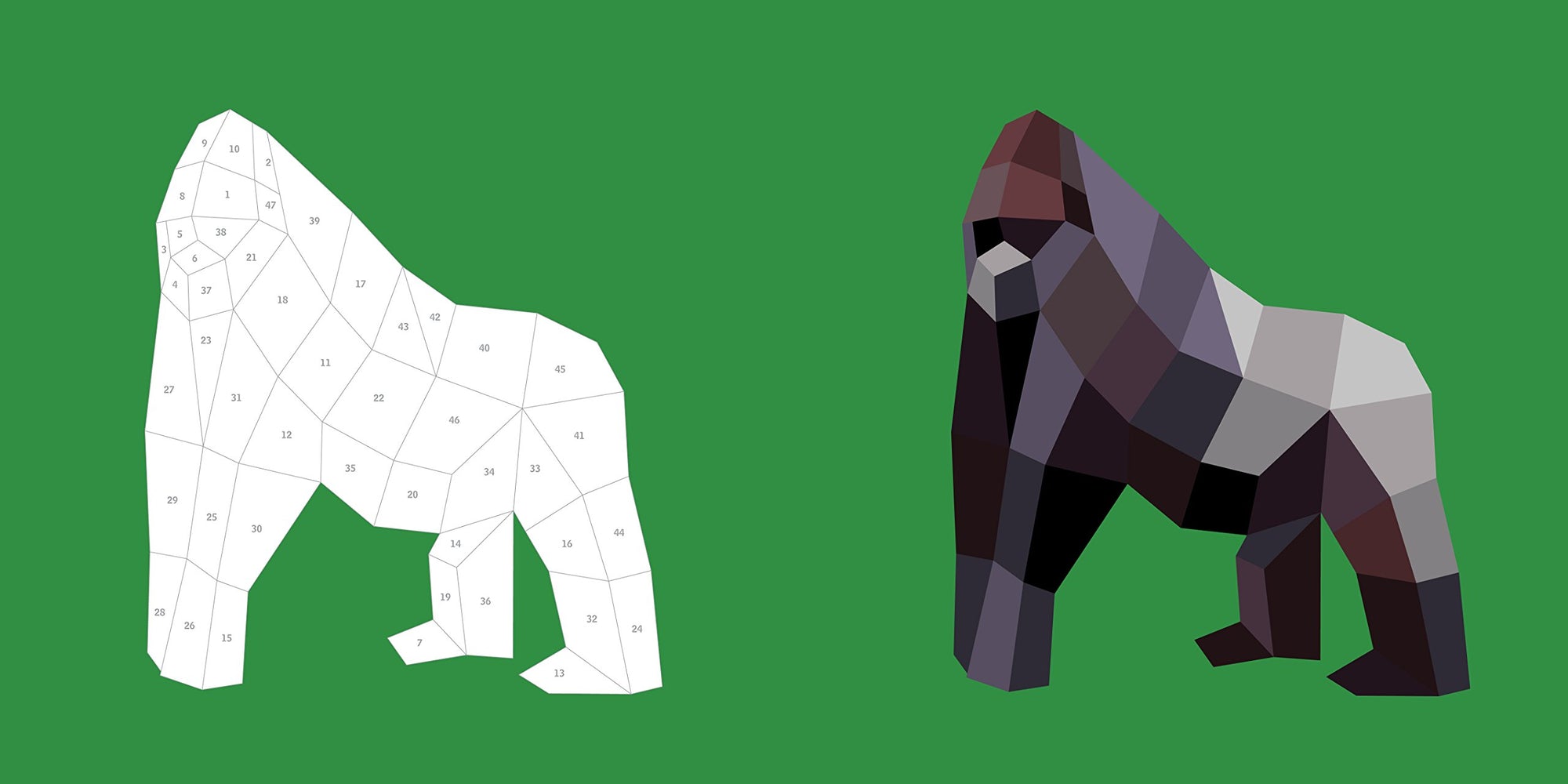 Paint by Sticker: Zoo Animals