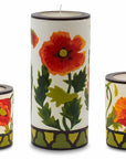 Poppy Illuminated Candle