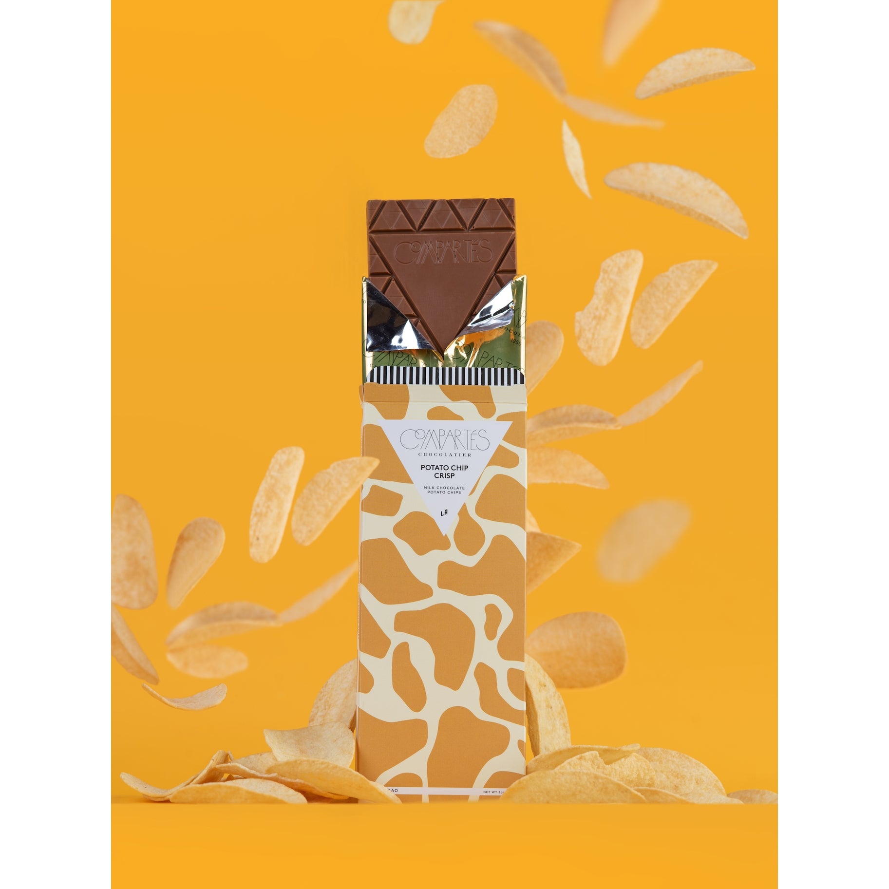 Potato Chip Crisp Milk Chocolate Bar