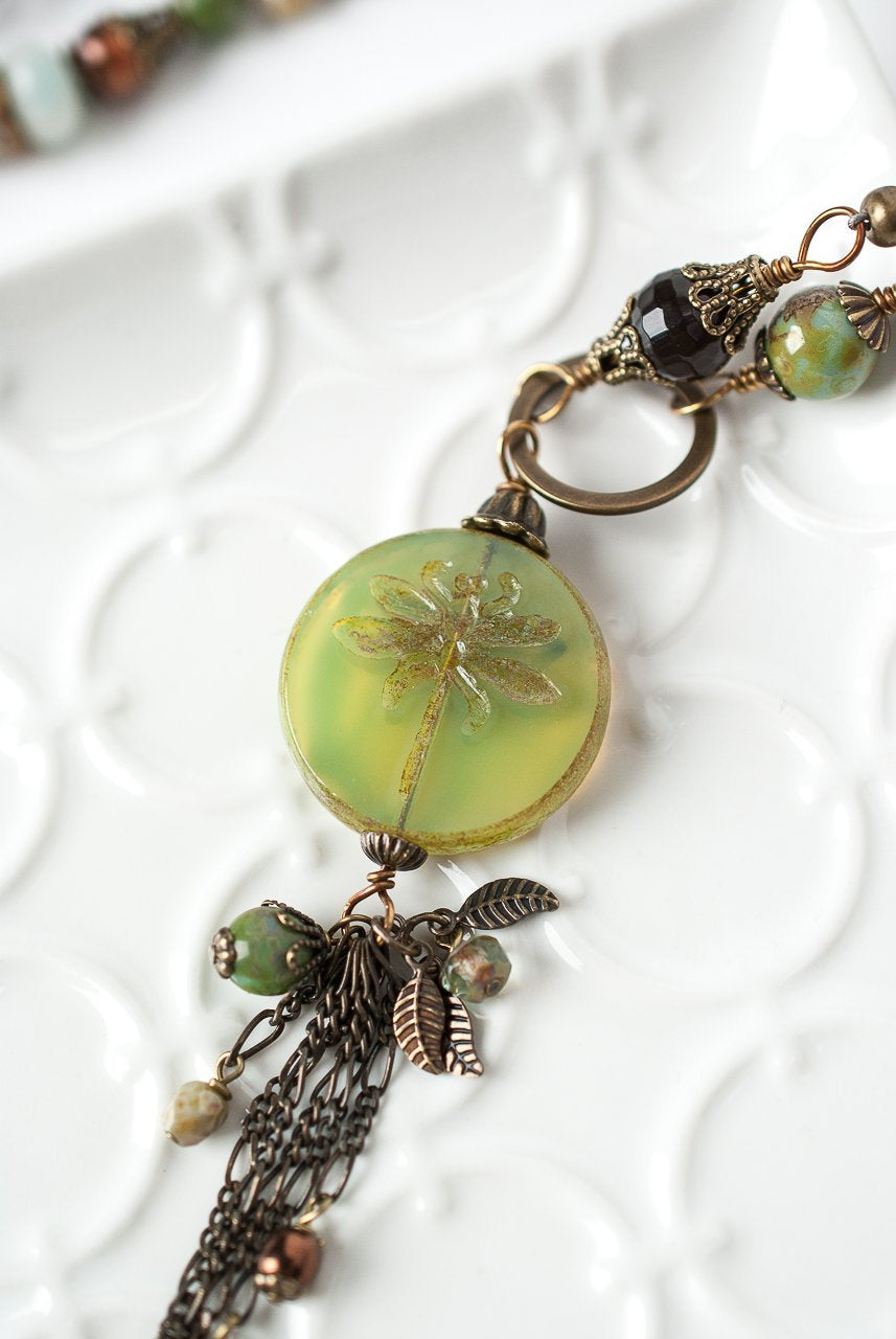 Rustic Creek Long Pendant