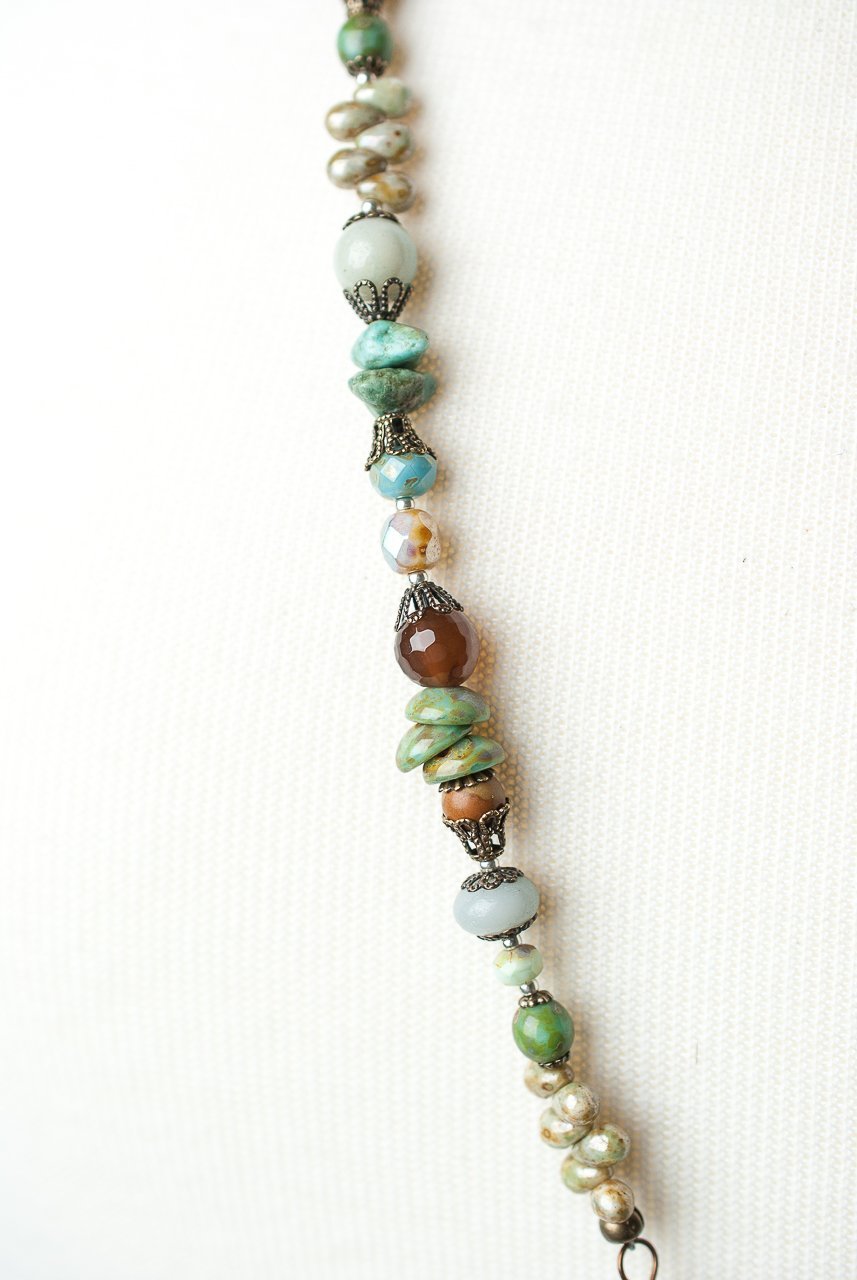 Rustic Creek Long Pendant