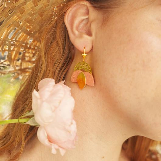 Rosette Earrings