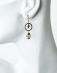 Rustic Creek Leaf Hoops